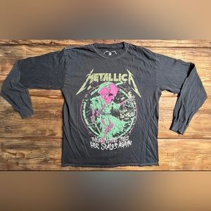 Metallica Band Long Sleeve Their money tips her scales again Shirt